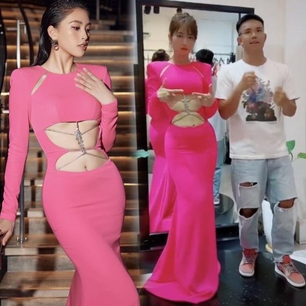 TikToker đụng hàng Hoa, Á hậu: Đẳng cấp chênh lệch rõ?-6