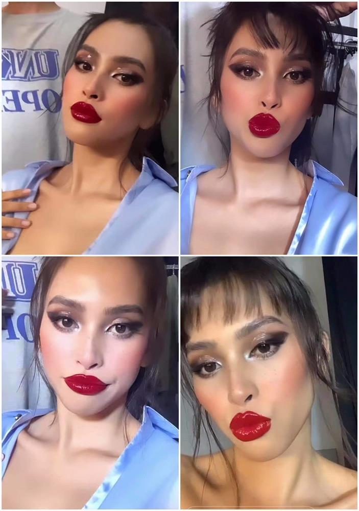 Ngọc Trinh tham bơm môi, nhìn già hẳn khi chụp cam thường-10