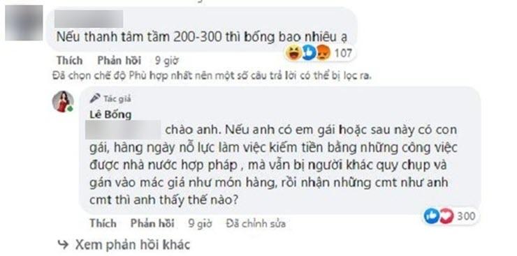 Bị hỏi giá và đây là phản ứng của nữ TikToker Lê Bống-2