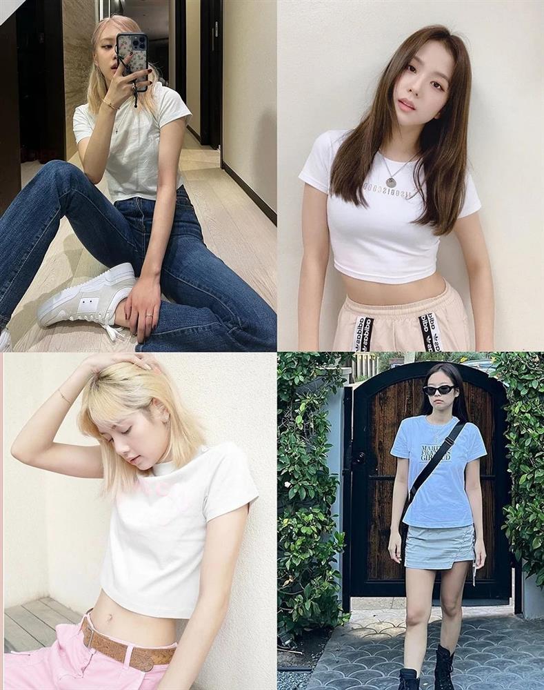 BLACKPINK, Selena Gomez chuộng mẫu áo baby tee-1