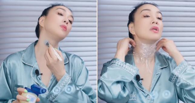 Bí quyết giữ da cổ không nếp nhăn của Chung Lệ Đề-2