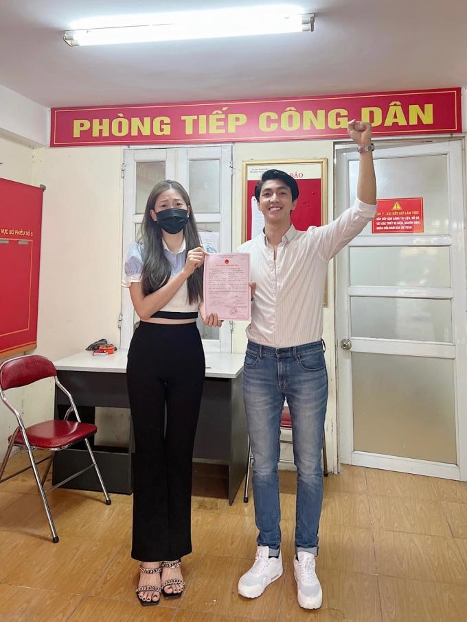 Sao Việt khoe đăng ký kết hôn: Diệu Nhi bịt kín - Phương Nga chau mày-1