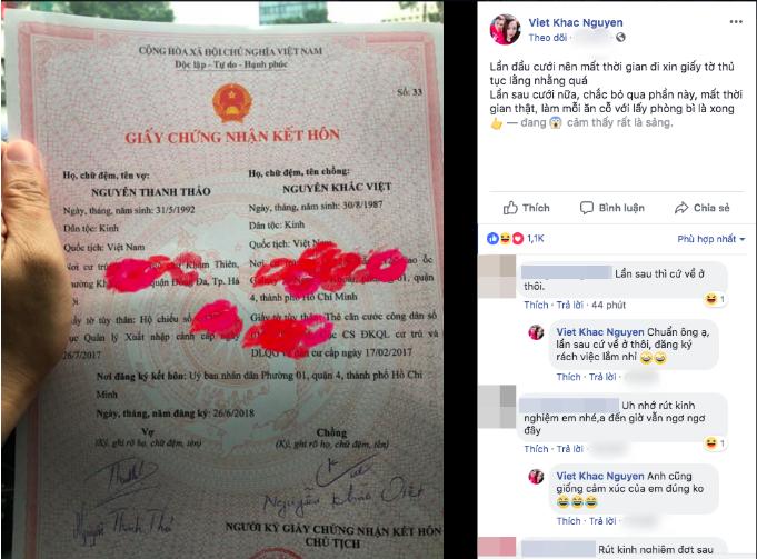 Sao Việt khoe đăng ký kết hôn: Diệu Nhi bịt kín - Phương Nga chau mày-6