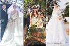 Thanh Hà chọn váy giản dị trong ngày cưới Phương Uyên