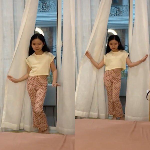 Con gái Phương Trinh Jolie 9 tuổi catwalk, hô tên như Hoa hậu-2