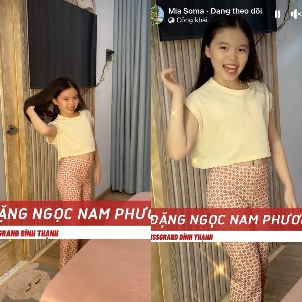 Con gái Phương Trinh Jolie 9 tuổi catwalk, hô tên như Hoa hậu-4