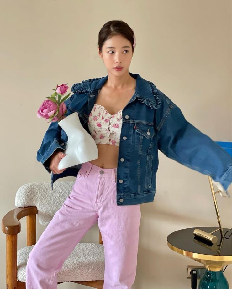 Học mỹ nhân Hàn mix đồ mùa thu khoe eo săn chắc-8