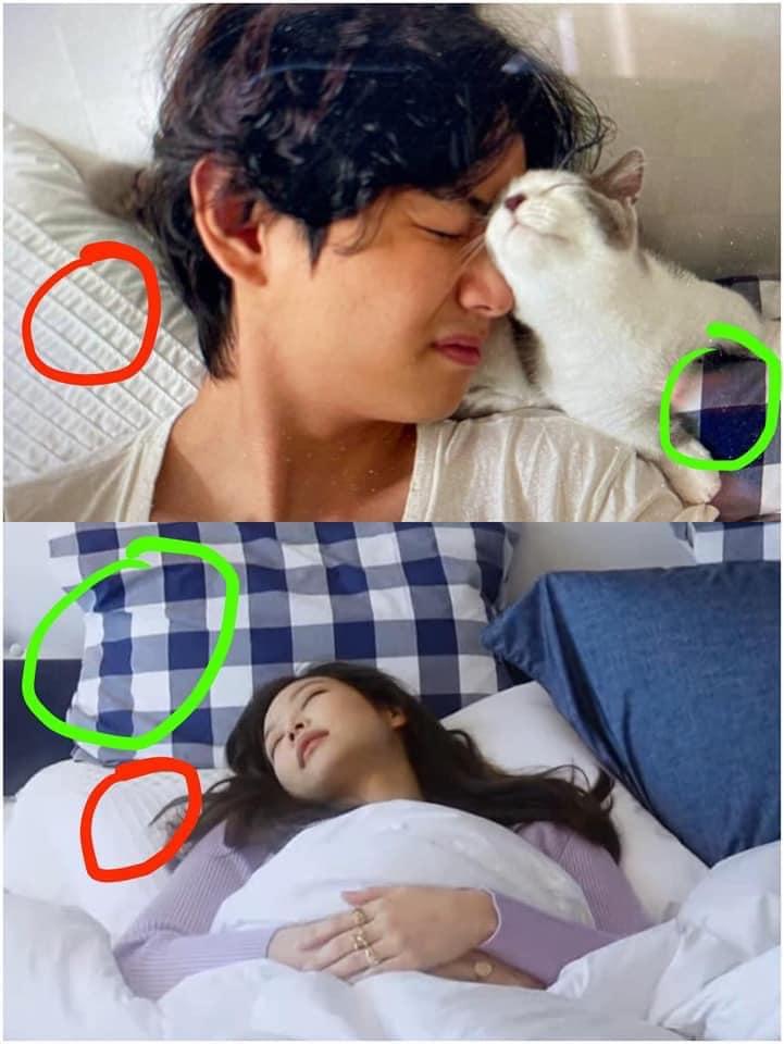 Lộ ảnh V nằm trên giường nhà Jennie, fan buộc phải tin-4