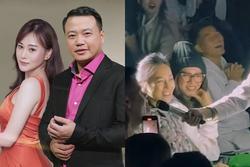 Shark Bình và 'Quỳnh Búp Bê' cùng đi xem show Trịnh Thăng Bình