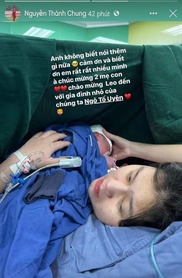 Vợ hot girl sinh con cho trung vệ nổi tiếng đội tuyển Việt Nam-1