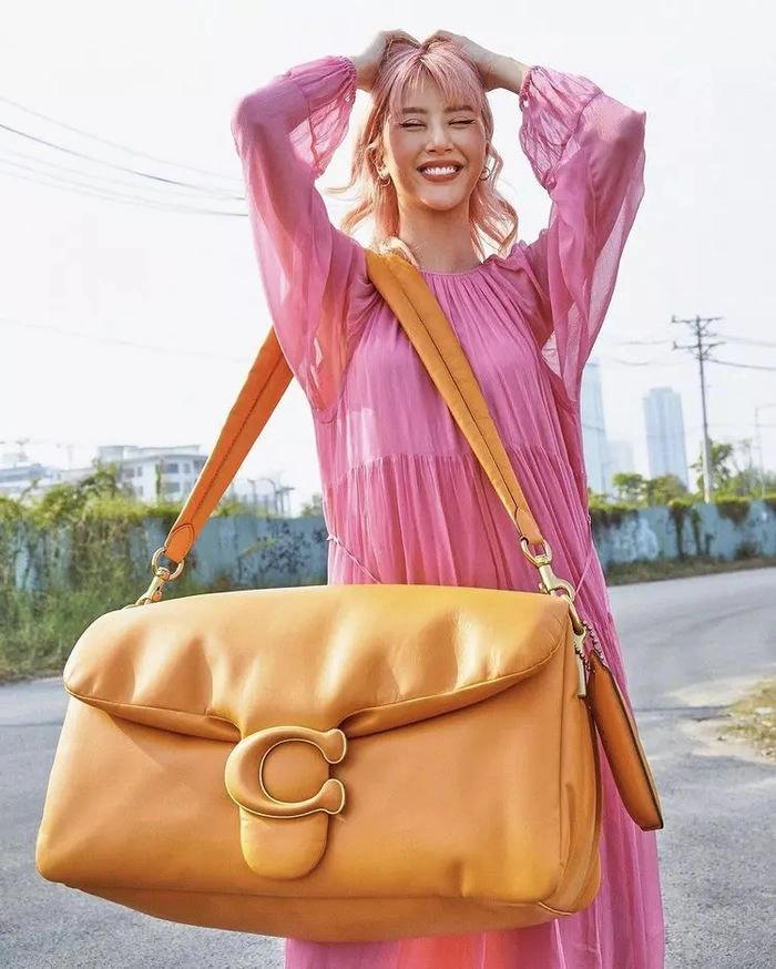 Hà Hồ khoe túi bàn ủi lạ mắt, Miu Lê chơi trội với túi gối-2