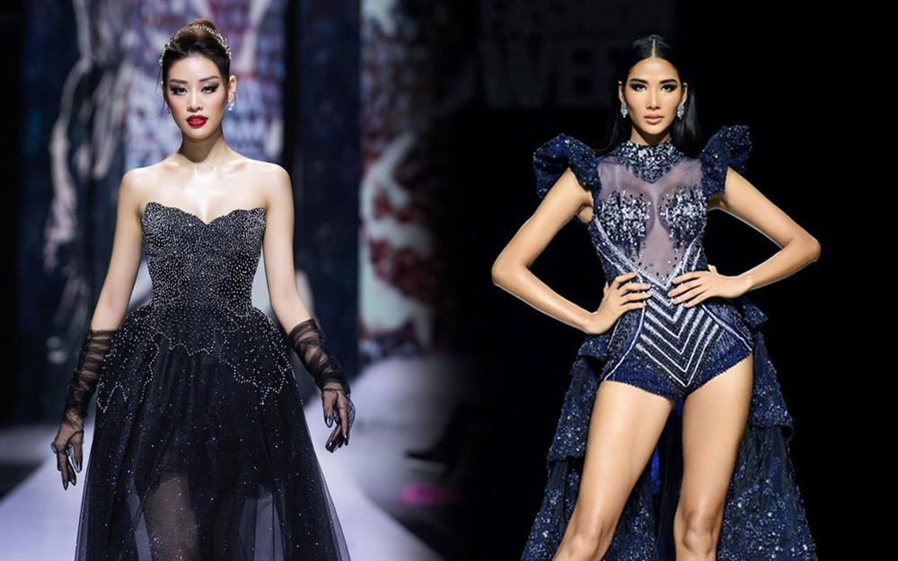 Tranh cãi về trình catwalk của Khánh Vân và Hoàng Thùy-1