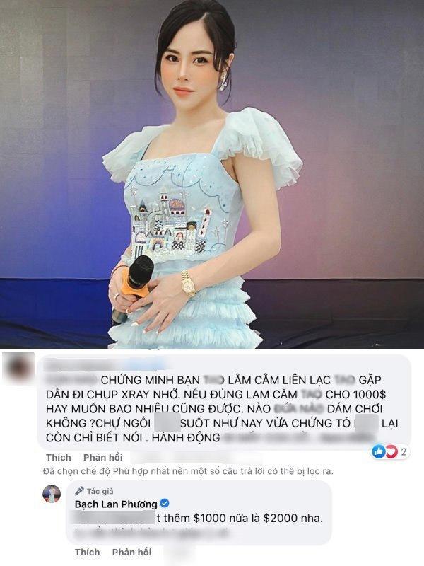 Bạch Lan Phương trao giải 2000$ cho ai chứng minh mình dao kéo-3