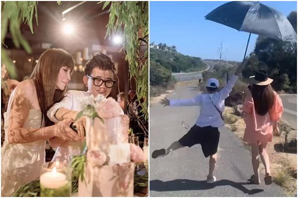 Tưởng Thanh Hà mặc váy cưới hóa ra mặc quần-13