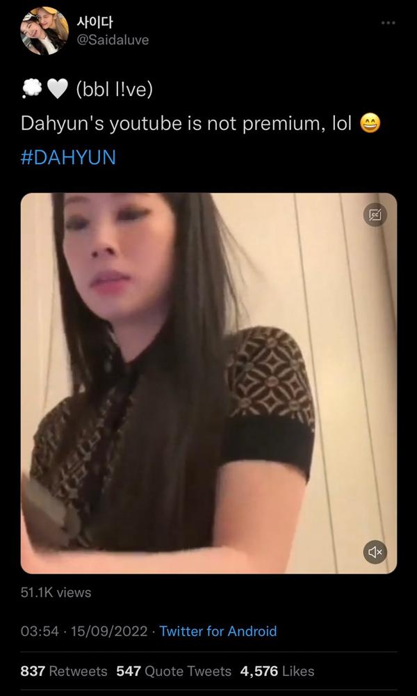 Dahyun (TWICE) khiến Lisa (BLACKPINK) bị lầm tưởng chạy quảng cáo mv-1