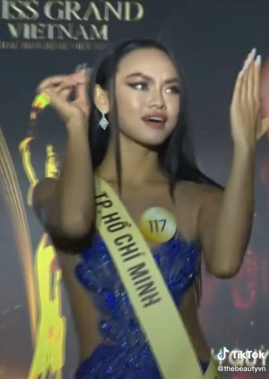 Mai Ngô liên tục tạo nét bằng chân mày tại Miss Grand Vietnam-6
