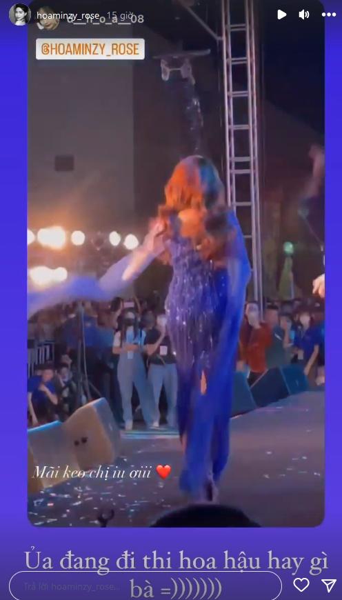 Hòa Minzy đi hát mà lên đồ lồng lộn như thi Hoa hậu-2