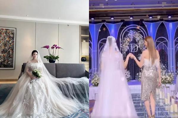 Nhan sắc mẹ Huyền Baby chiếm spotlight trong đám cưới con gái-1