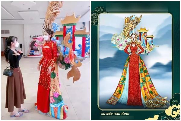 Loạt trang phục dân tộc từ bản vẽ đến thực tế khác một trời một vực-11