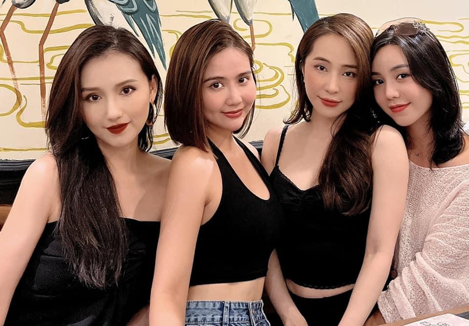 Hội bạn thân Quỳnh Nga - Lã Thanh Huyền chăm mặc theo dress code-1