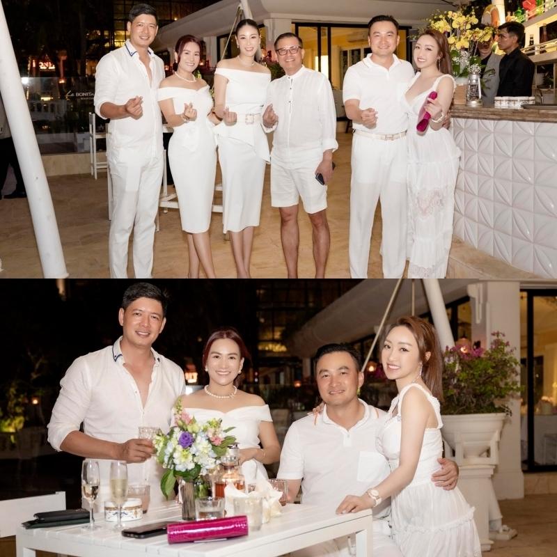 Bình Minh và vợ hơn 4 tuổi mặc đồ ton-sur-ton xứng đôi-5