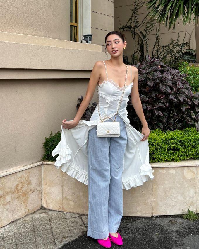 Diệu Nhi, Ngọc Trinh và dàn sao Việt thử style mặc váy với quần-3