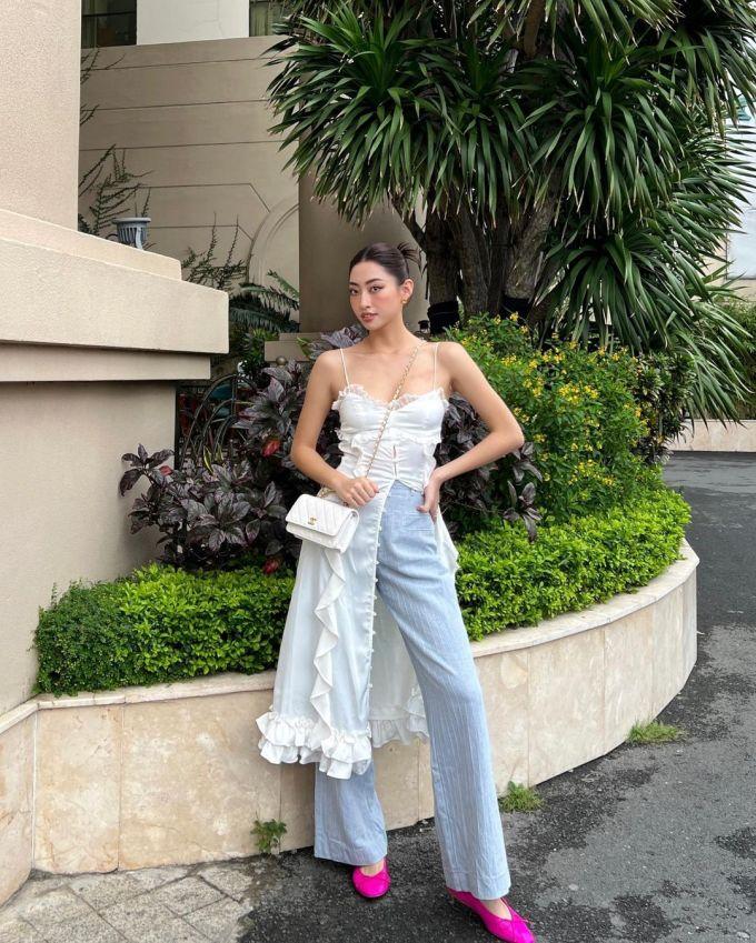 Diệu Nhi, Ngọc Trinh và dàn sao Việt thử style mặc váy với quần-4