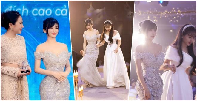 Khoảnh khắc vợ hai Minh Nhựa lọt thỏm, bé tí giữa hai nàng hậu-7