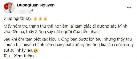 BTV Tuấn Dương gây sốt với câu chuyện việc tử tế ở ga tàu-2
