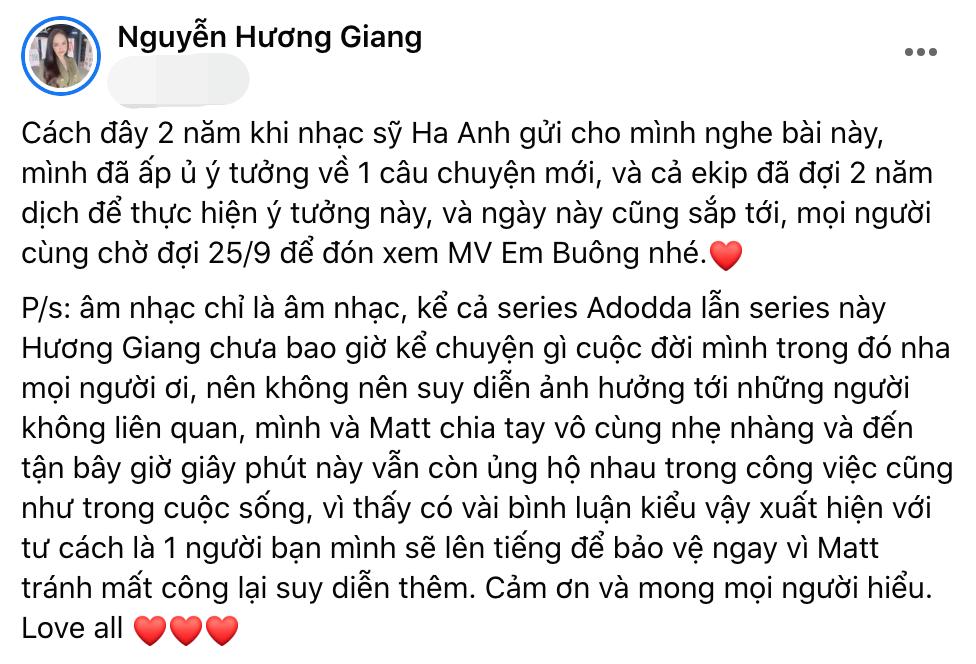 Hương Giang phủ nhận MV trà xanh liên quan đến chính mình-4