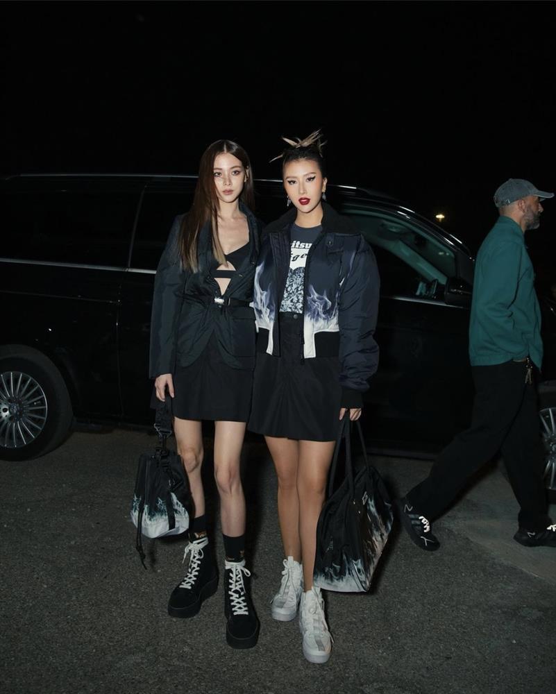 Quỳnh Anh Shyn đọ sắc mỹ nhân Thái Baifern ở Milan Fashion Week-1