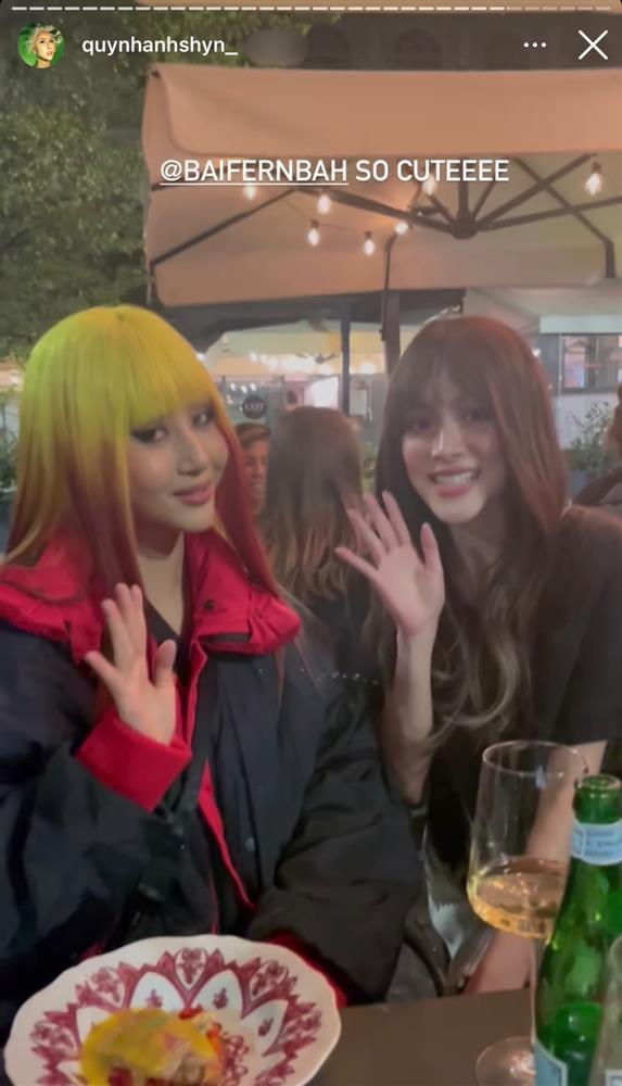 Quỳnh Anh Shyn đọ sắc mỹ nhân Thái Baifern ở Milan Fashion Week-5