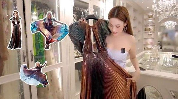 Phòng thay đồ siêu VIP ở lâu đài 80 tỷ của Huyền Baby-13