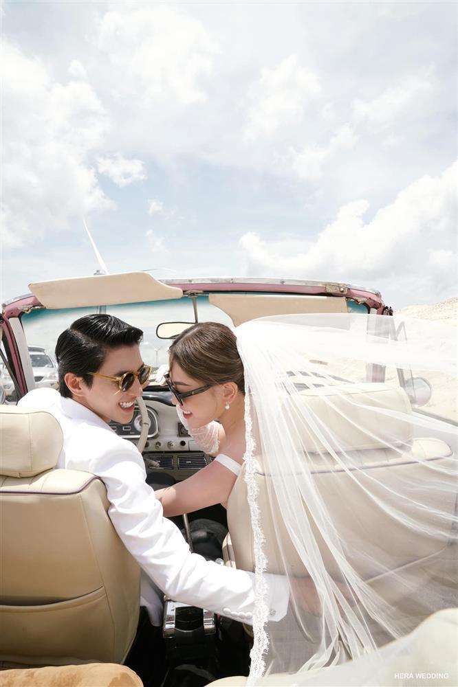 Khăn voan cưới của Phương Nga lấy ý tưởng từ Hailey Bieber?-1