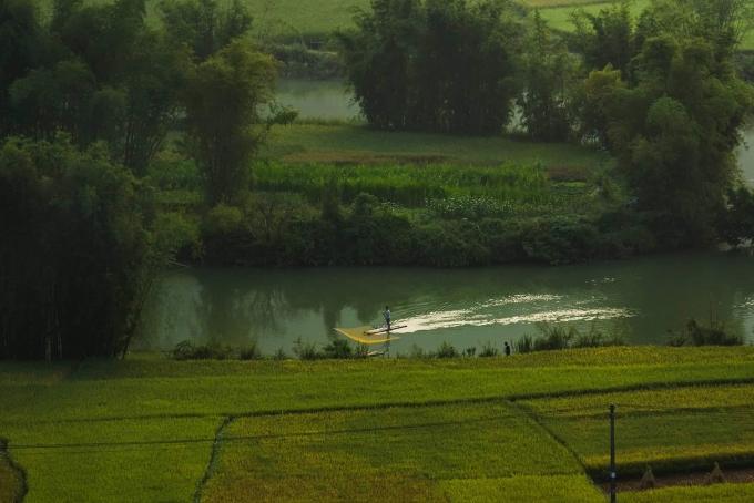 Sông Quây Sơn tựa tranh thủy mặc vào mùa thu-5