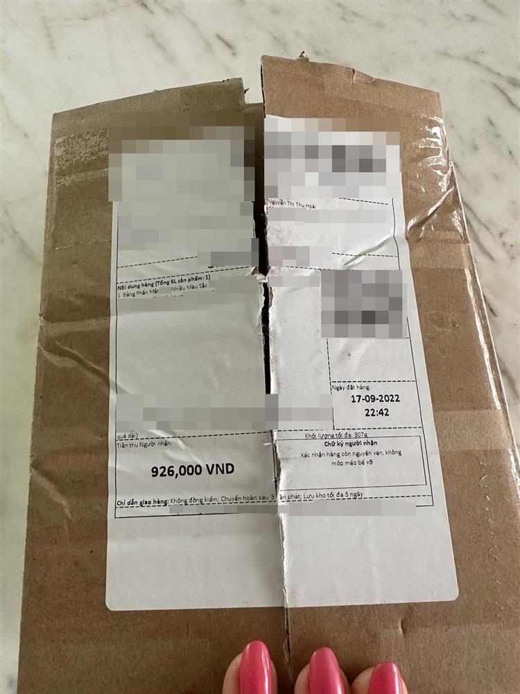 Thu Hoài mua mỹ phẩm gần 1 triệu nhưng được ship về cục gạch-2