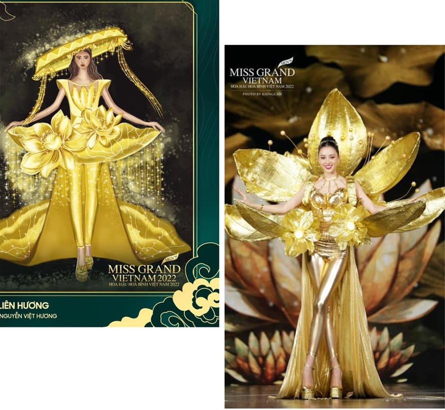 Những bộ trang phục dân tộc tại Miss Grand Vietnam đẹp hơn bản vẽ-3