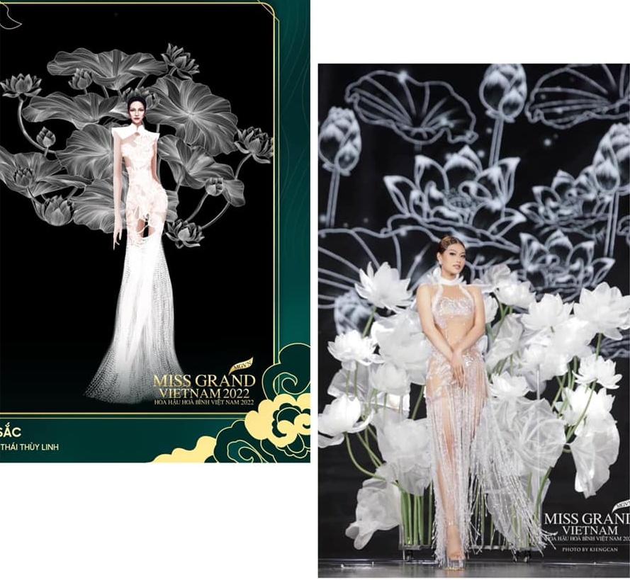 Những bộ trang phục dân tộc tại Miss Grand Vietnam đẹp hơn bản vẽ-4