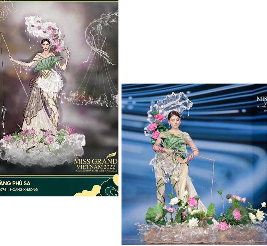 Những bộ trang phục dân tộc tại Miss Grand Vietnam đẹp hơn bản vẽ-5