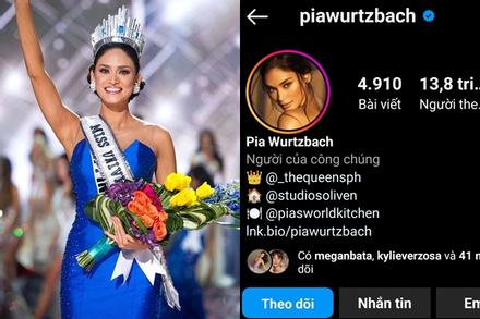 Hoa hậu Pia thẳng tay xóa danh hiệu Miss Universe?