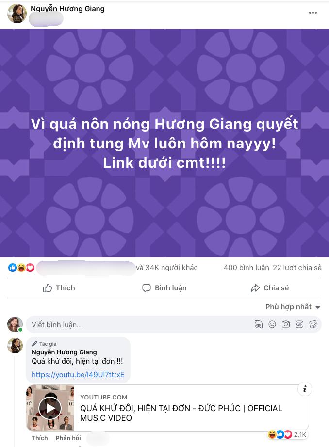 Ra MV cận kề nhau , Đức Phúc không sợ cạnh tranh với Hương Giang-2