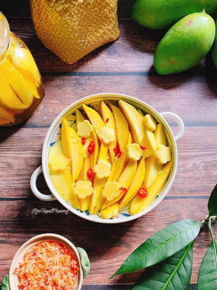 Chảy nước miếng với xoài ngâm chua ngọt ăn liền của mẹ đảm-3