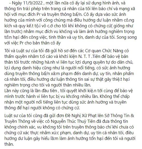 Chị Đặng Thu Thảo tuyên bố kiện đến cùng, Thùy Tiên nói gì?-5