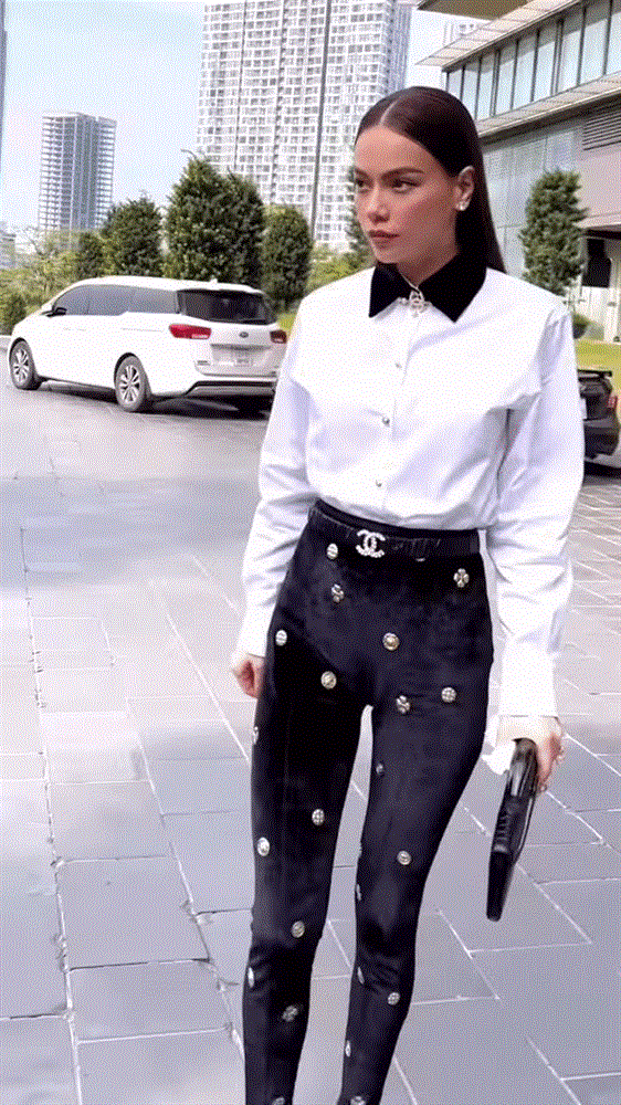 Thả dáng với quần họa tiết, Hà Hồ đẳng cấp - Lệ Quyên kém sang-3