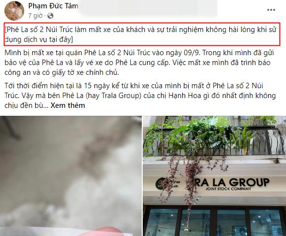 Đi uống cà phê ở Phê La, ra về mất luôn con SH-1