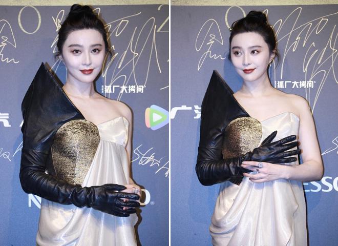 Phạm Băng Băng mặt trắng toát như tượng sáp ở sự kiện-5