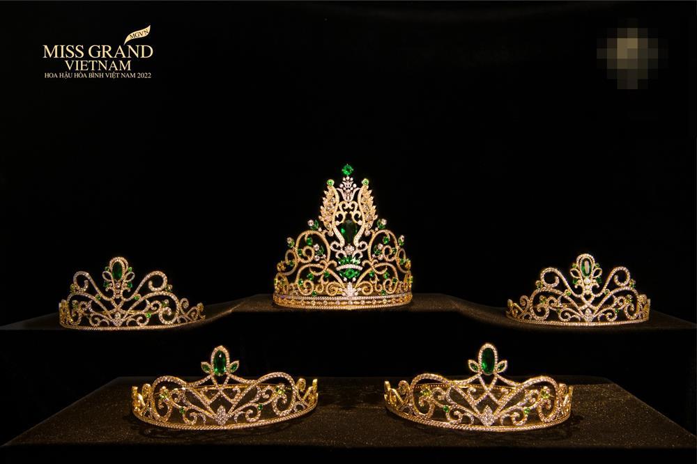 Miss Grand Vietnam 2022 công bố 5 vương miện, trông ra sao?-8
