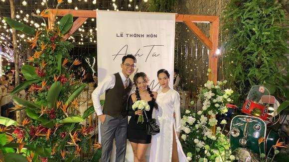 Vợ Anh Tú nhỏ xíu, lọt thỏm giữa dàn khách mời trong đám cưới-7