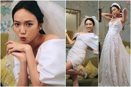 Diệu Nhi được cầu hôn 7 giây nhưng chọn váy cưới mất 7 tháng