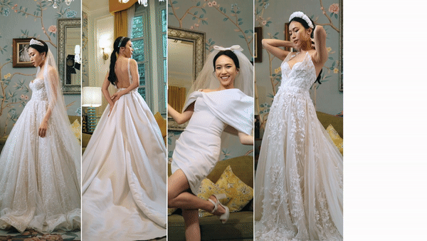 Diệu Nhi được cầu hôn trong 7 giây mà chọn lựa váy cưới mất 7 tháng-8